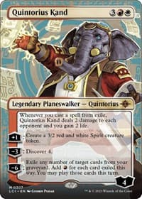 Quintorius Kand (0307) (Borderless) from The Lost Caverns of Ixalan