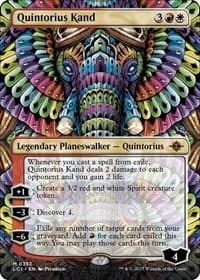 Quintorius Kand (0352) (Borderless) from The Lost Caverns of Ixalan