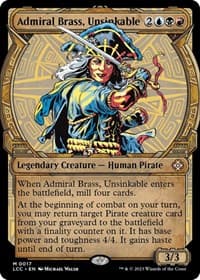 Admiral Brass, Unsinkable (Showcase) from Commander: The Lost Caverns of Ixalan