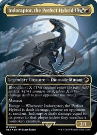 Indoraptor, the Perfect Hybrid (Borderless) (Emblem) from Universes Beyond: Jurassic World Collection