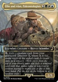 Ellie and Alan, Paleontologists (Borderless) (Emblem) from Universes Beyond: Jurassic World Collection