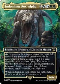 Indominus Rex, Alpha (Borderless) (Emblem) from Universes Beyond: Jurassic World Collection