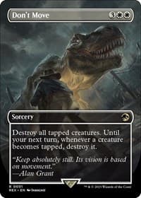 Don't Move (Borderless) from Universes Beyond: Jurassic World Collection
