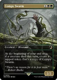 Compy Swarm (Borderless) (Emblem) from Universes Beyond: Jurassic World Collection