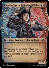 Captain Storm, Cosmium Raider (Showcase) from The Lost Caverns of Ixalan