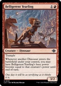 Belligerent Yearling from The Lost Caverns of Ixalan