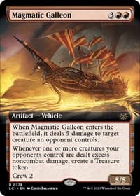 Magmatic Galleon (Extended Art) from The Lost Caverns of Ixalan