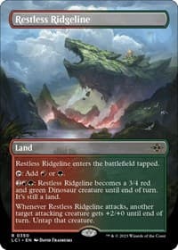 Restless Ridgeline (Borderless) from The Lost Caverns of Ixalan