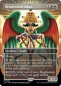 Resplendent Angel (Borderless) from The Lost Caverns of Ixalan