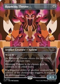 Roaming Throne (Borderless) from The Lost Caverns of Ixalan