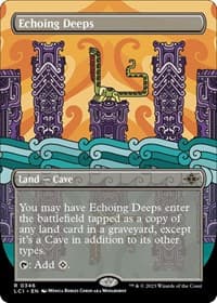 Echoing Deeps (Borderless) from The Lost Caverns of Ixalan