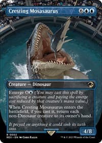 Cresting Mosasaurus (Borderless) from Universes Beyond: Jurassic World Collection