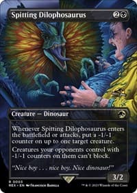 Spitting Dilophosaurus (Borderless) from Universes Beyond: Jurassic World Collection
