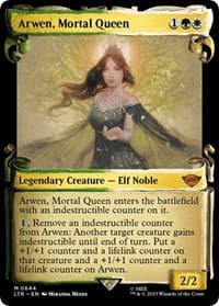 Arwen, Mortal Queen (Showcase Scrolls) from Universes Beyond: The Lord of the Rings: Tales of Middle-earth