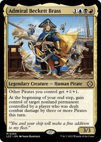 Admiral Beckett Brass from Commander: The Lost Caverns of Ixalan