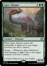Apex Altisaur from Commander: The Lost Caverns of Ixalan