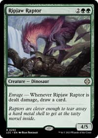 Ripjaw Raptor from Commander: The Lost Caverns of Ixalan
