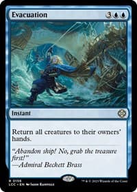 Evacuation from Commander: The Lost Caverns of Ixalan