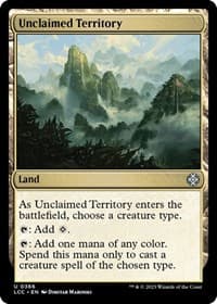 Unclaimed Territory from Commander: The Lost Caverns of Ixalan