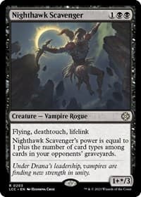 Nighthawk Scavenger from Commander: The Lost Caverns of Ixalan