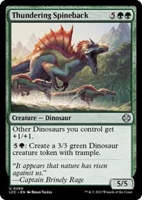Thundering Spineback from Commander: The Lost Caverns of Ixalan