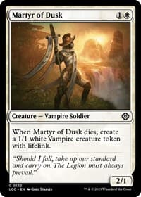 Martyr of Dusk from Commander: The Lost Caverns of Ixalan