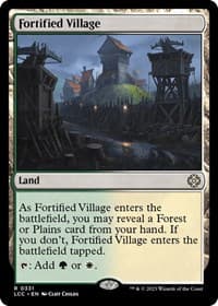 Fortified Village from Commander: The Lost Caverns of Ixalan