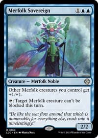 Merfolk Sovereign from Commander: The Lost Caverns of Ixalan