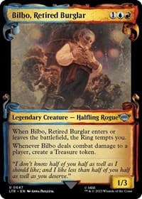 Bilbo, Retired Burglar (Showcase Scrolls) from Universes Beyond: The Lord of the Rings: Tales of Middle-earth