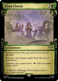 Elven Chorus (Showcase Scrolls) from Universes Beyond: The Lord of the Rings: Tales of Middle-earth