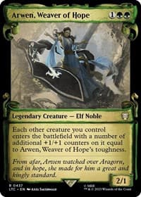 Arwen, Weaver of Hope (Showcase Scrolls) from Commander: The Lord of the Rings: Tales of Middle-earth