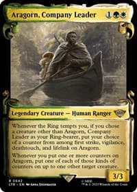 Aragorn, Company Leader (Showcase Scrolls) from Universes Beyond: The Lord of the Rings: Tales of Middle-earth