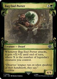 Bag End Porter (Showcase Scrolls) from Universes Beyond: The Lord of the Rings: Tales of Middle-earth
