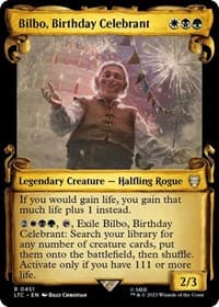 Bilbo, Birthday Celebrant (Showcase Scrolls) from Commander: The Lord of the Rings: Tales of Middle-earth