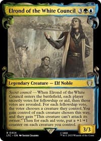 Elrond of the White Council (Showcase Scrolls) from Commander: The Lord of the Rings: Tales of Middle-earth