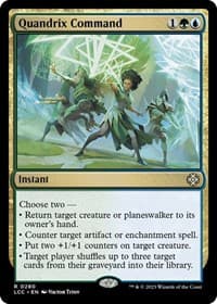 Quandrix Command from Commander: The Lost Caverns of Ixalan