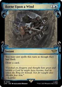 Borne Upon a Wind (Showcase Scrolls) from Universes Beyond: The Lord of the Rings: Tales of Middle-earth