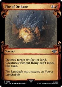 Fire of Orthanc (Showcase Scrolls) from Universes Beyond: The Lord of the Rings: Tales of Middle-earth