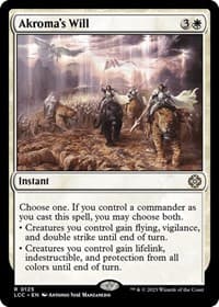 Akroma's Will from Commander: The Lost Caverns of Ixalan