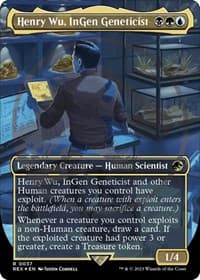 Henry Wu, InGen Geneticist (Borderless) (Emblem) from Universes Beyond: Jurassic World Collection