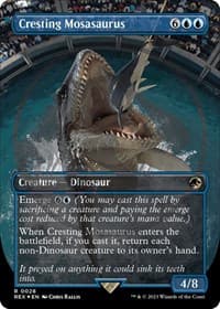 Cresting Mosasaurus (Borderless) (Emblem) from Universes Beyond: Jurassic World Collection
