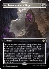 Archaeomancer's Map (Borderless) from Commander: The Lost Caverns of Ixalan