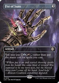 Fist of Suns (Borderless) from Commander: The Lost Caverns of Ixalan
