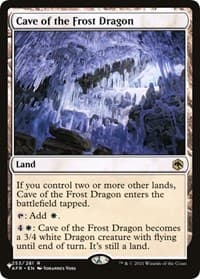 Cave of the Frost Dragon from The List Reprints