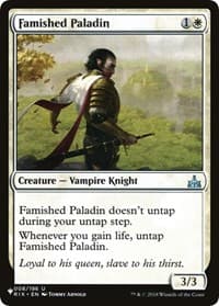 Famished Paladin from The List Reprints