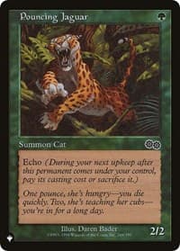Pouncing Jaguar from The List Reprints