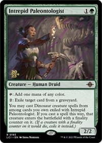 Intrepid Paleontologist from Prerelease Cards
