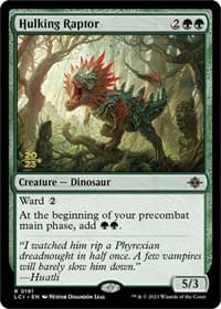 Hulking Raptor from Prerelease Cards
