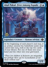 Akal Pakal, First Among Equals from Prerelease Cards