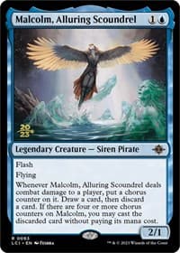Malcolm, Alluring Scoundrel from Prerelease Cards